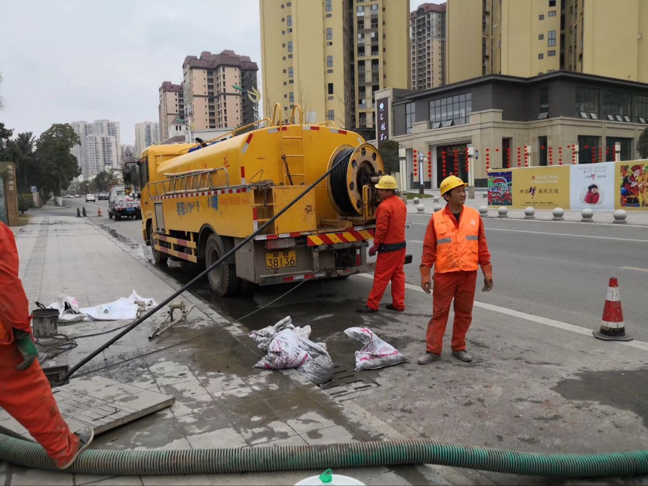 平昌排污管道清淤-管道清洗